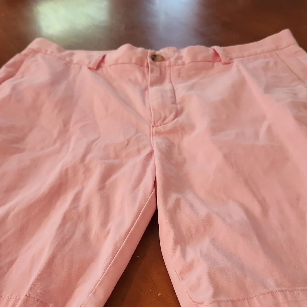 Vineyard Vines Pink Flat Front Men Shorts